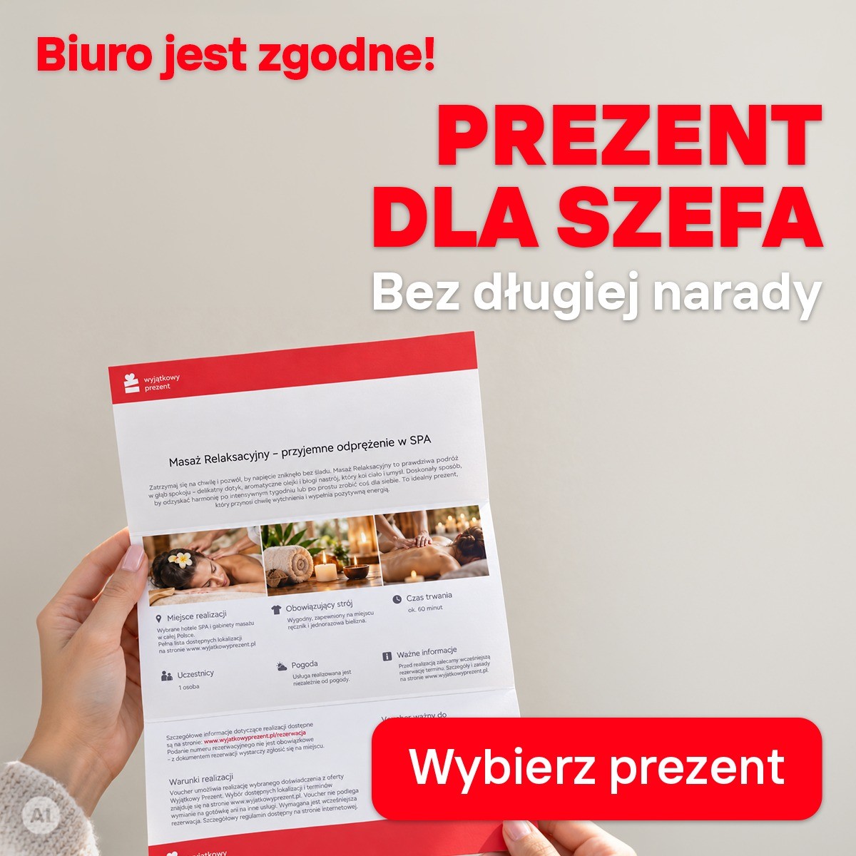 Jeden prezent. Zero biurowych sporów