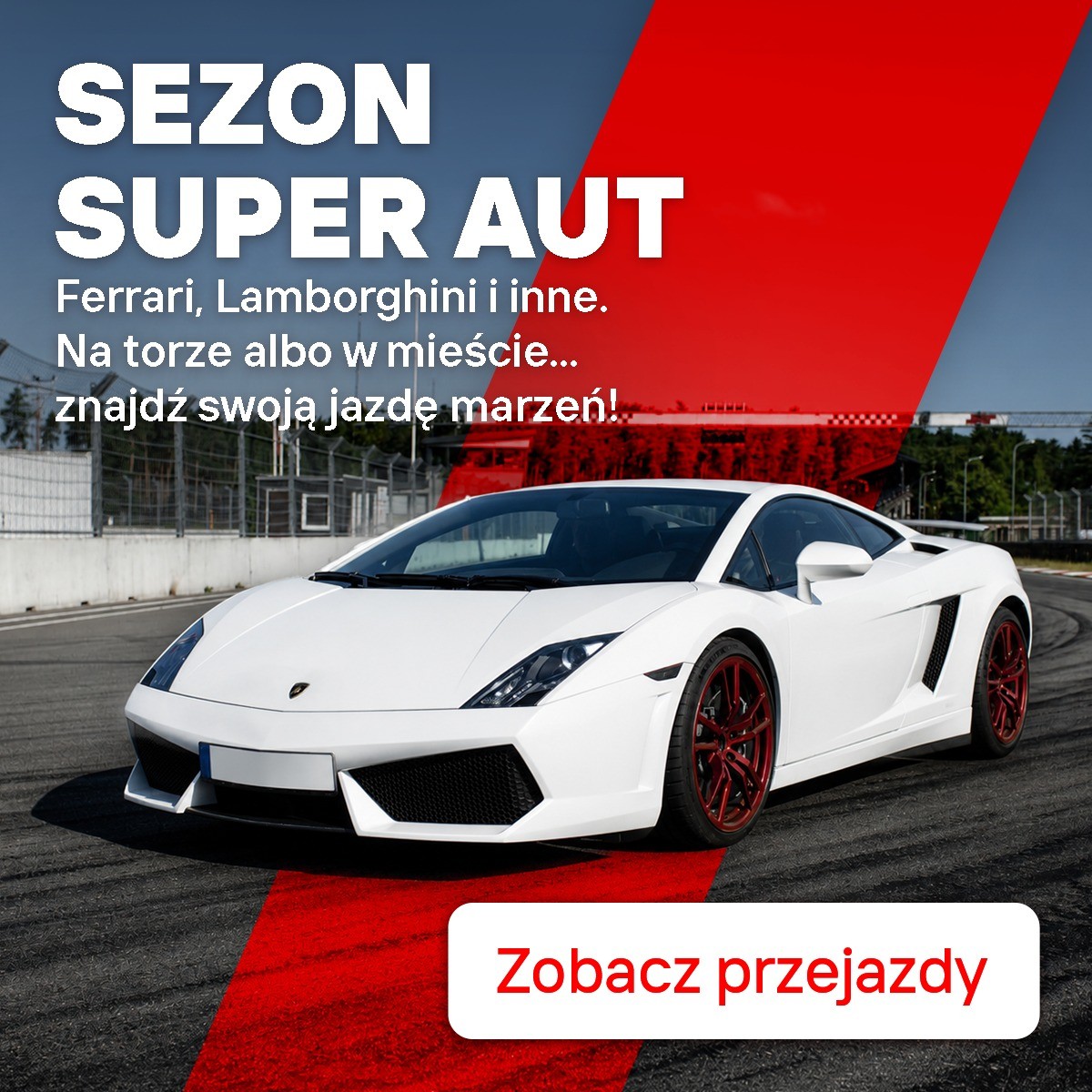 Podaruj marzenie o jeździe super autem